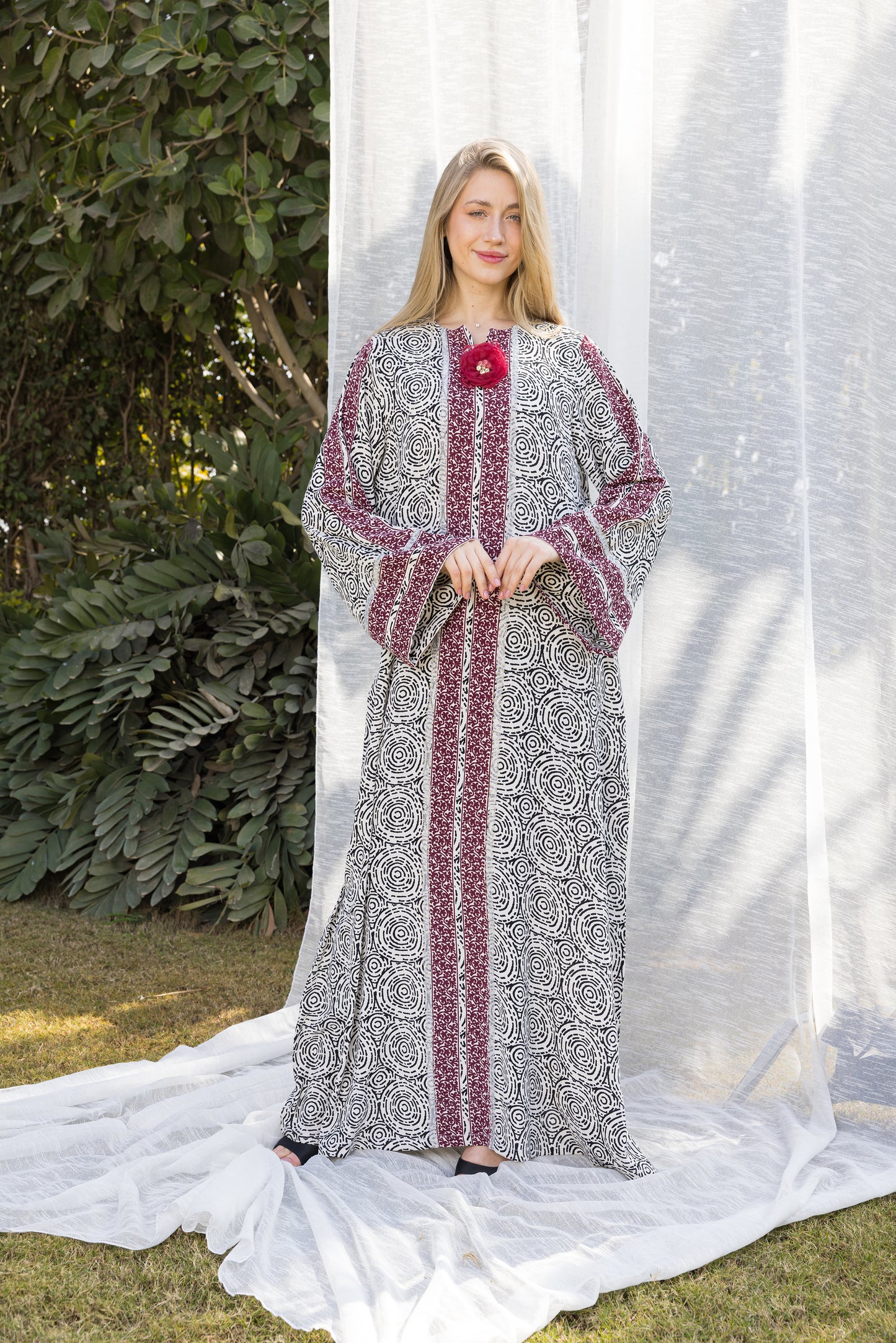 RED STRIPES GALABEYA | IN LOVE BY PLUS | SM26703