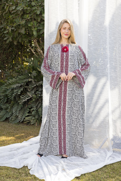 RED STRIPES GALABEYA | IN LOVE BY PLUS | SM26703