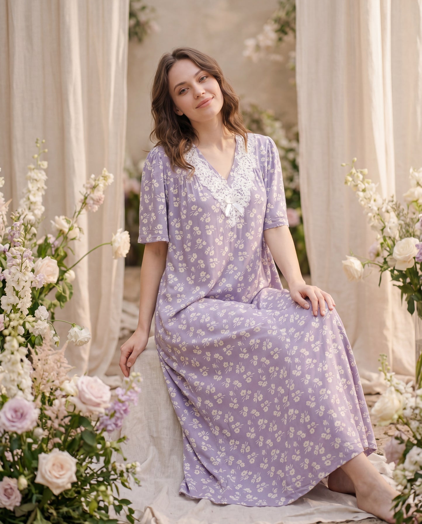 FLOWERY GOWN | IN LOVE BY PLUS | SM26716