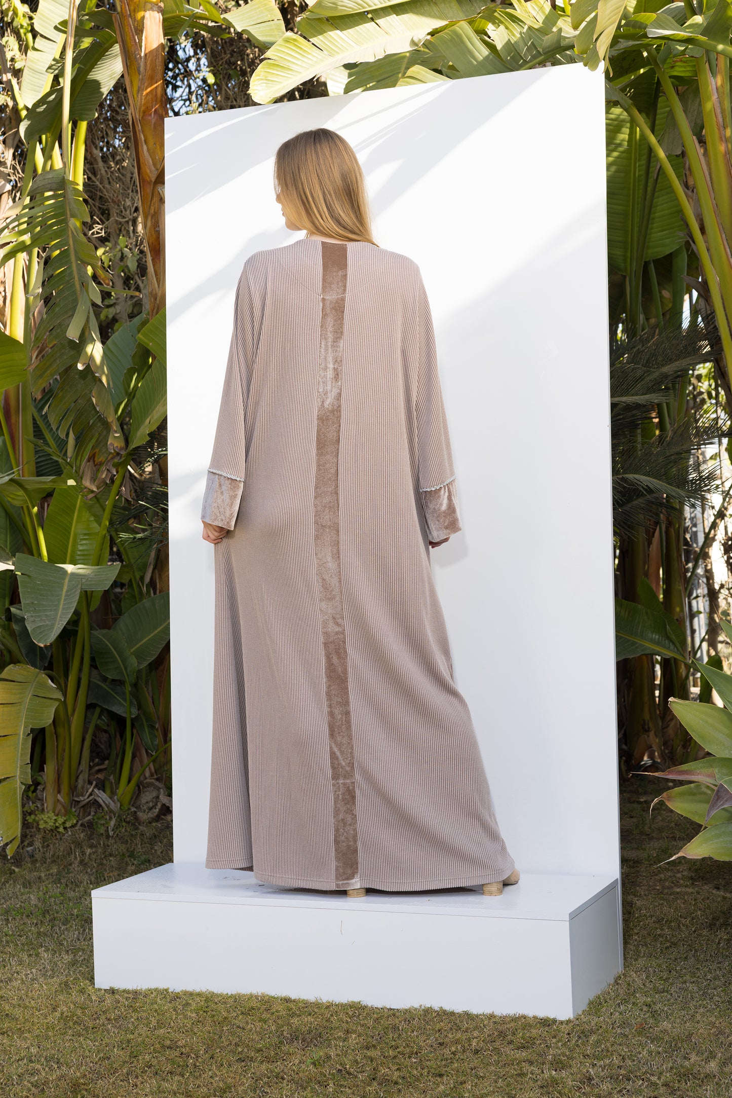 BACK STRIPE VELOUR GALABEYA | IN LOVE BY PLUS | SM26718