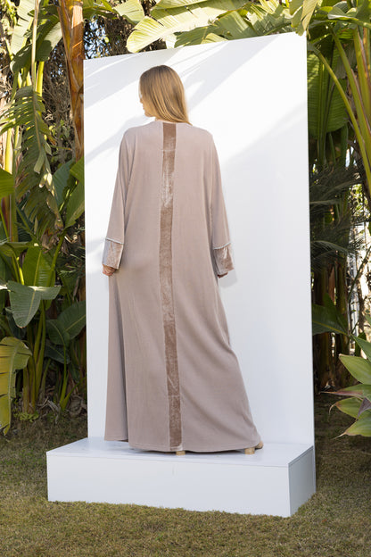 BACK STRIPE VELOUR GALABEYA | IN LOVE BY PLUS | SM26718