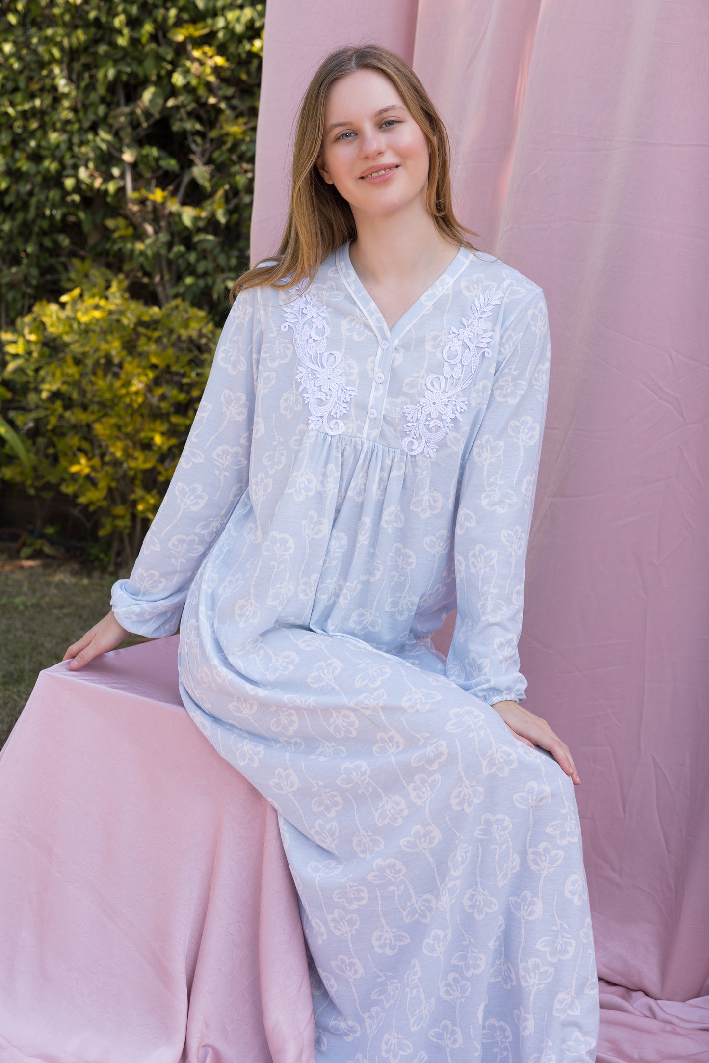 FLORAL MIX NIGHTGOWN | IN LOVE BY PLUS | SM26722
