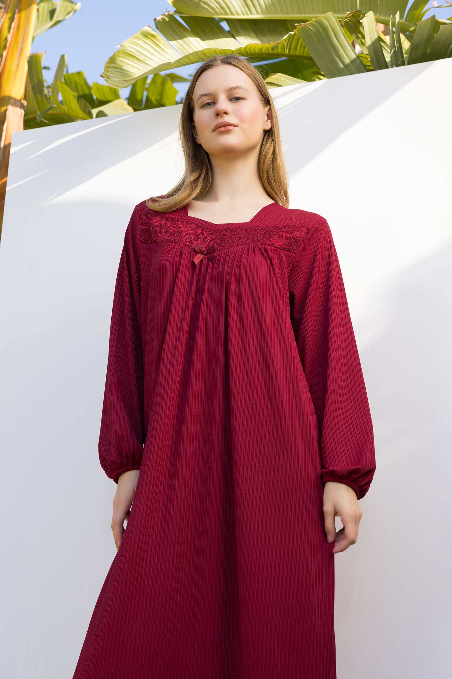 SOLID NIGHT GOWN | IN LOVE BY PLUS | SM26725