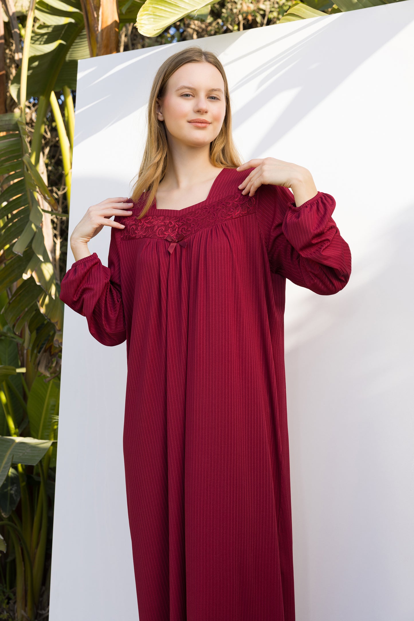 SOLID NIGHT GOWN | IN LOVE BY PLUS | SM26725