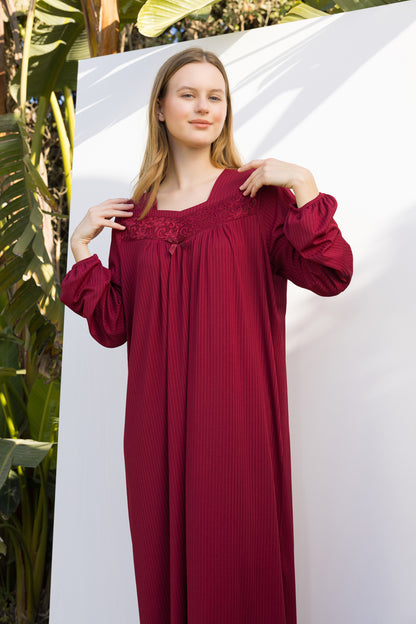 SOLID NIGHT GOWN | IN LOVE BY PLUS | SM26725