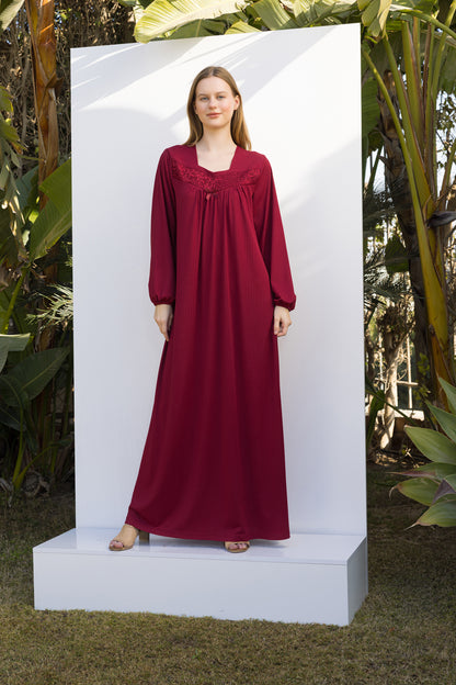 SOLID NIGHT GOWN | IN LOVE BY PLUS | SM26725