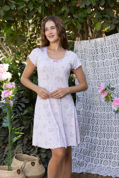 BUNNY RIBBONS DRESS | MODA PLUS | SM26769