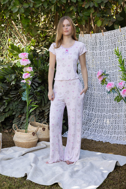 BUNNY RIBBONS PJS | MODA PLUS | SM26770