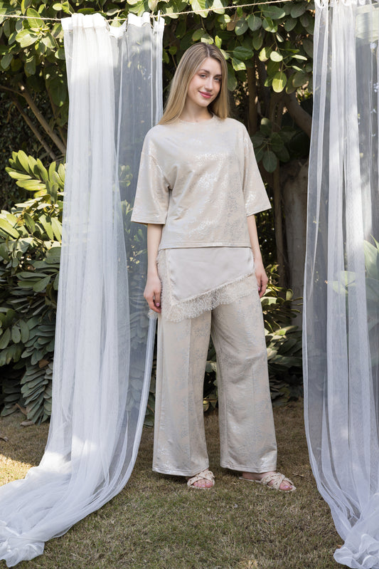 GLOSSY PAJAMAS | MODA PLUS | SM26805