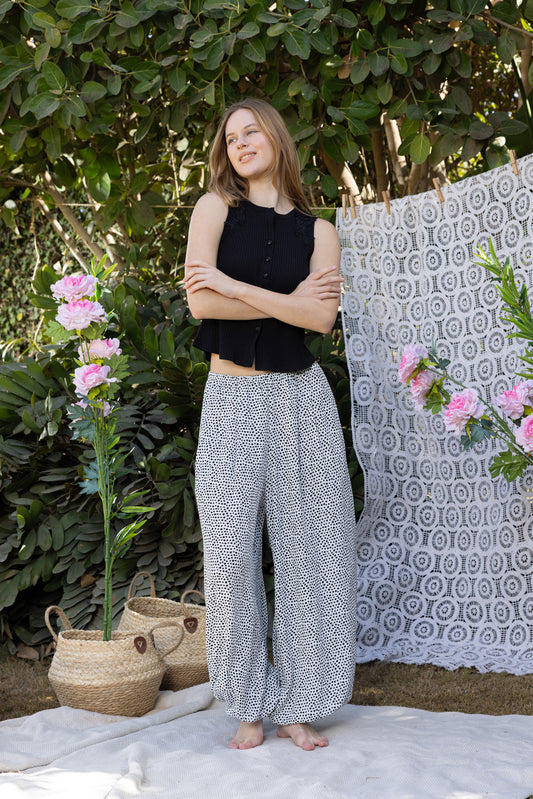 POLKA DOT BALLOON PJS | MODA PLUS | SM26819