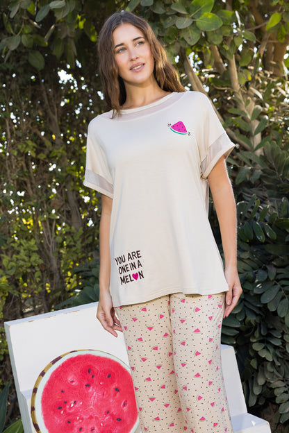 FRESH MELONS PAJAMAS | MODA PLUS | SM26847