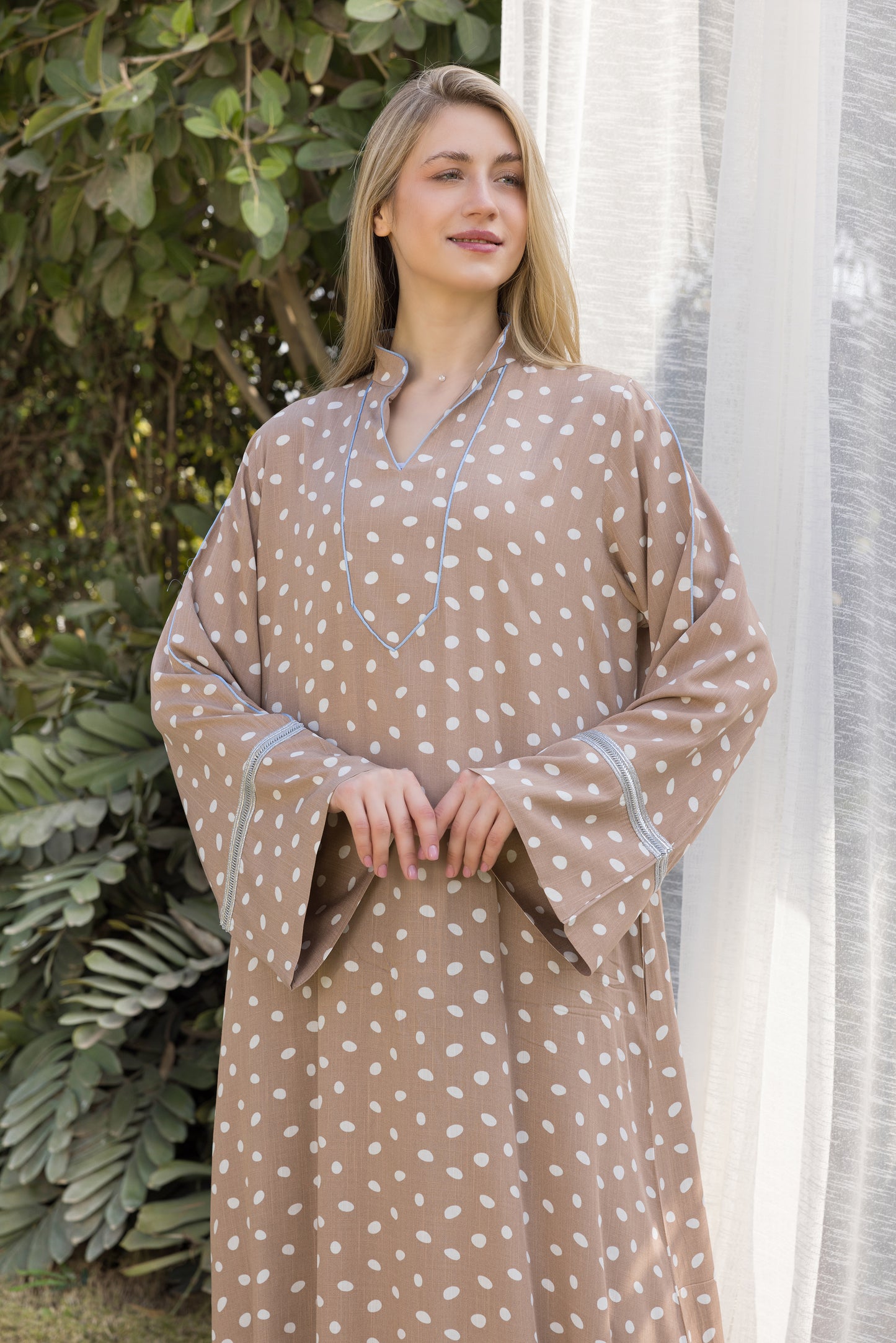 POLKA DOT GALABEYA | MODA PLUS | SM26896