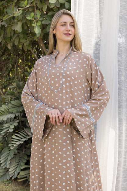 POLKA DOT GALABEYA | MODA PLUS | SM26896
