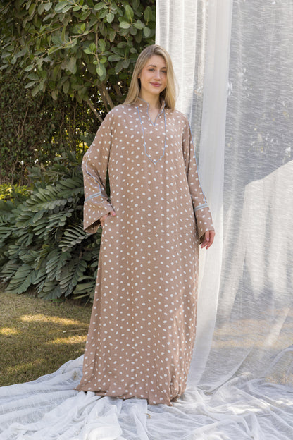 POLKA DOT GALABEYA | MODA PLUS | SM26896