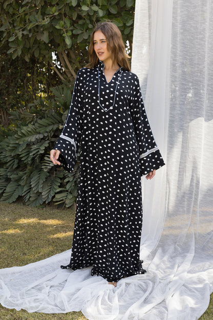 POLKA DOT GALABEYA | MODA PLUS | SM26896