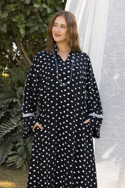 POLKA DOT GALABEYA | MODA PLUS | SM26896