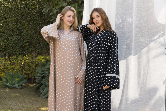 POLKA DOT GALABEYA | MODA PLUS | SM26896