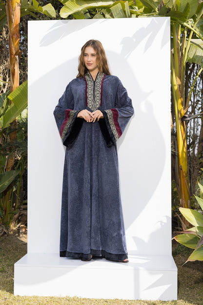 VELOUR GALABEYA| JAMILA BY PLUS | RAMADAN COLLECTION | SM26901