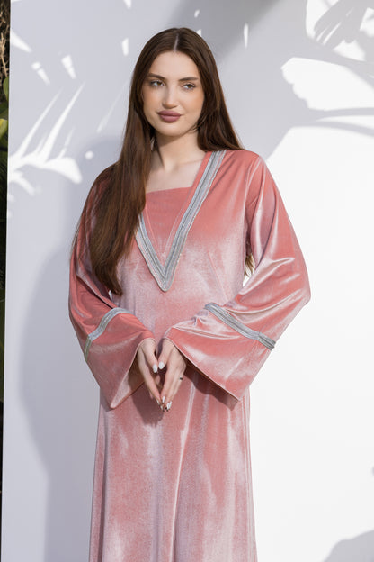 SILVERISH GALABEYA | JAMILA BY PLUS | RAMADAN COLLECTION | SM26909