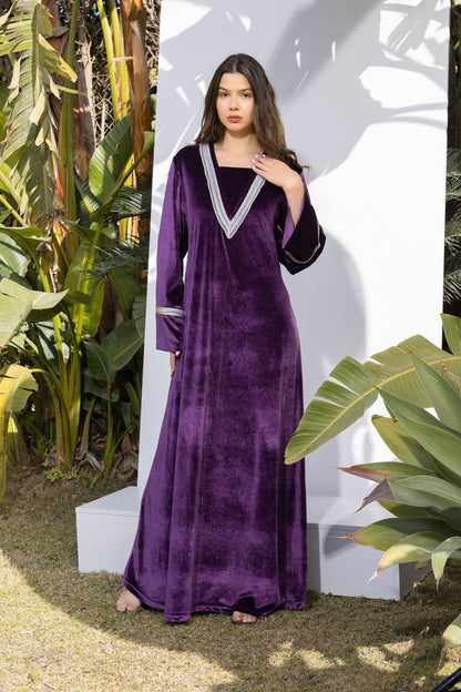 SILVERISH GALABEYA | JAMILA BY PLUS | RAMADAN COLLECTION | SM26909