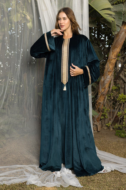 2PC EMBROIDERED KAFTAN | JAMILA BY PLUS | SM26912