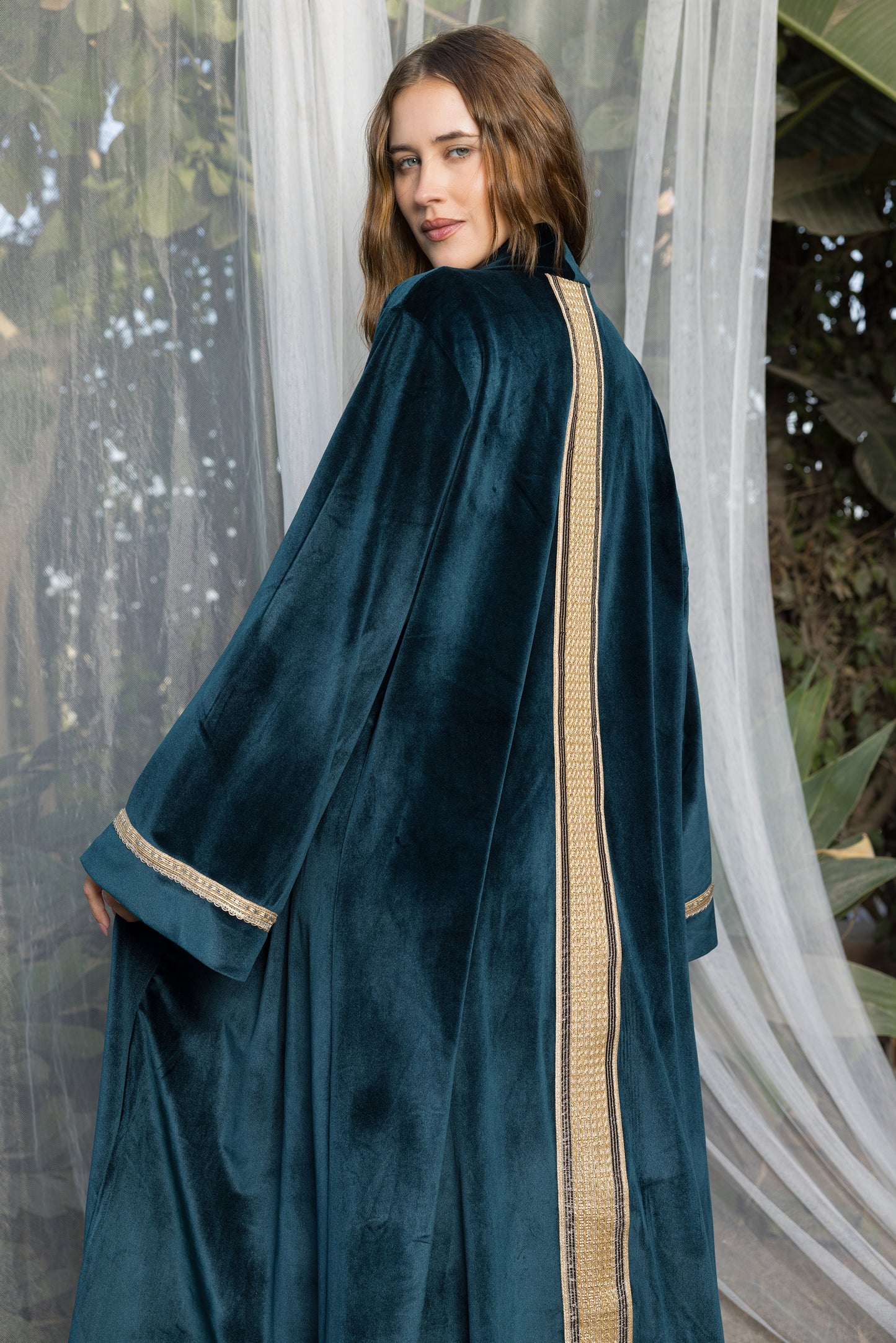 2PC EMBROIDERED KAFTAN | JAMILA BY PLUS | SM26912