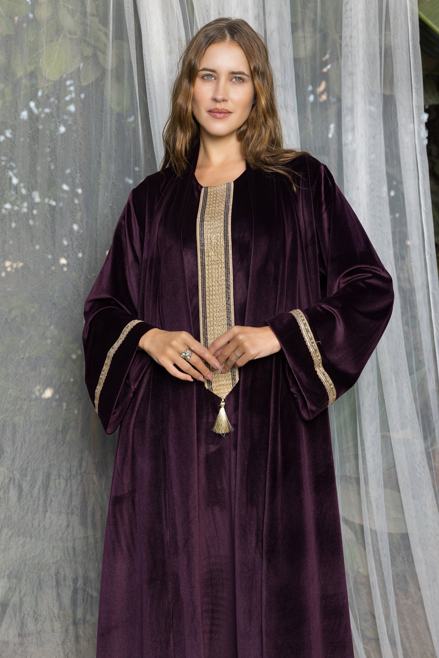 2PC EMBROIDERED KAFTAN | JAMILA BY PLUS | SM26912
