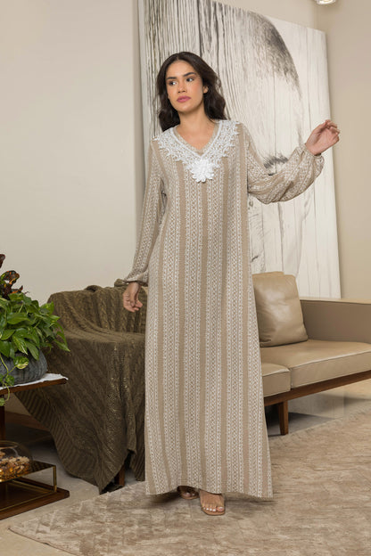 V LACE GALABEYA | MODA PLUS | SM25905
