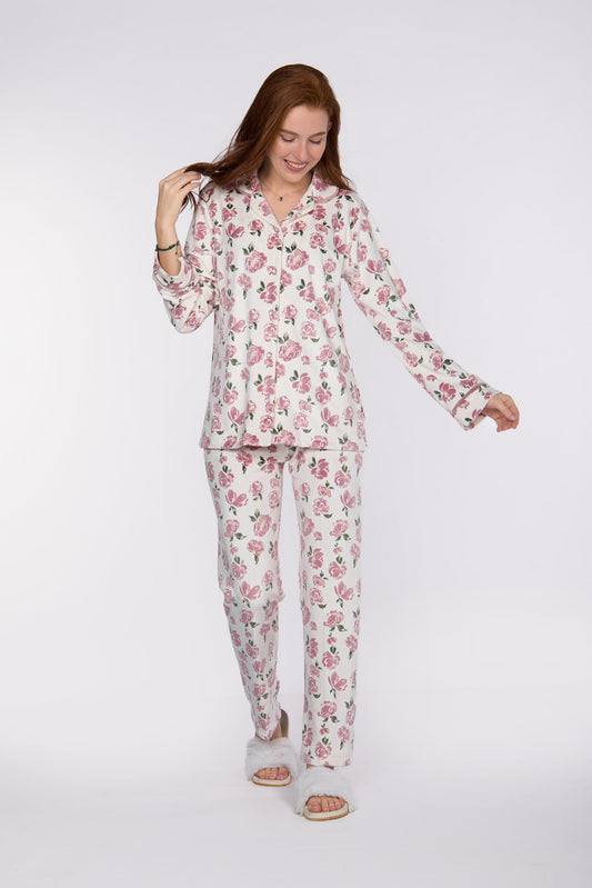RANDOM FLOWERS CLASSIC PAJAMAS | EASY BY PLUS | WN435