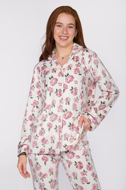 RANDOM FLOWERS CLASSIC PAJAMAS | EASY BY PLUS | WN435