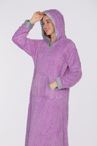 SOLID FLEECE GOWN | EASY BY PLUS | WN430