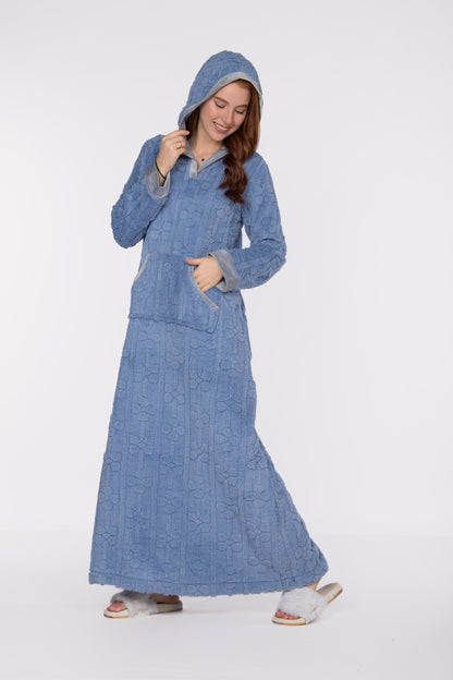 SOLID FLEECE GOWN | EASY BY PLUS | WN430