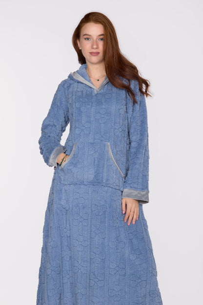 SOLID FLEECE GOWN | EASY BY PLUS | WN430