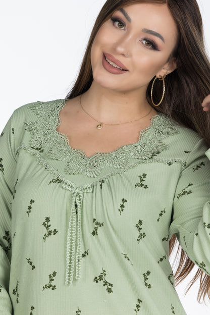 FLOWER BOUQUETS GOWN | MODA PLUS | WN26401