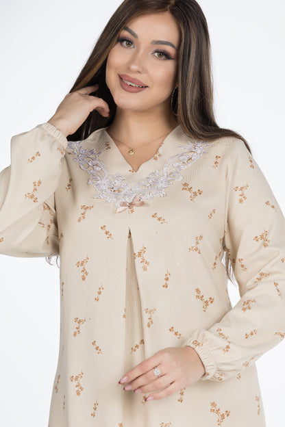FLOWERY GOWN | MODA PLUS | WN26402