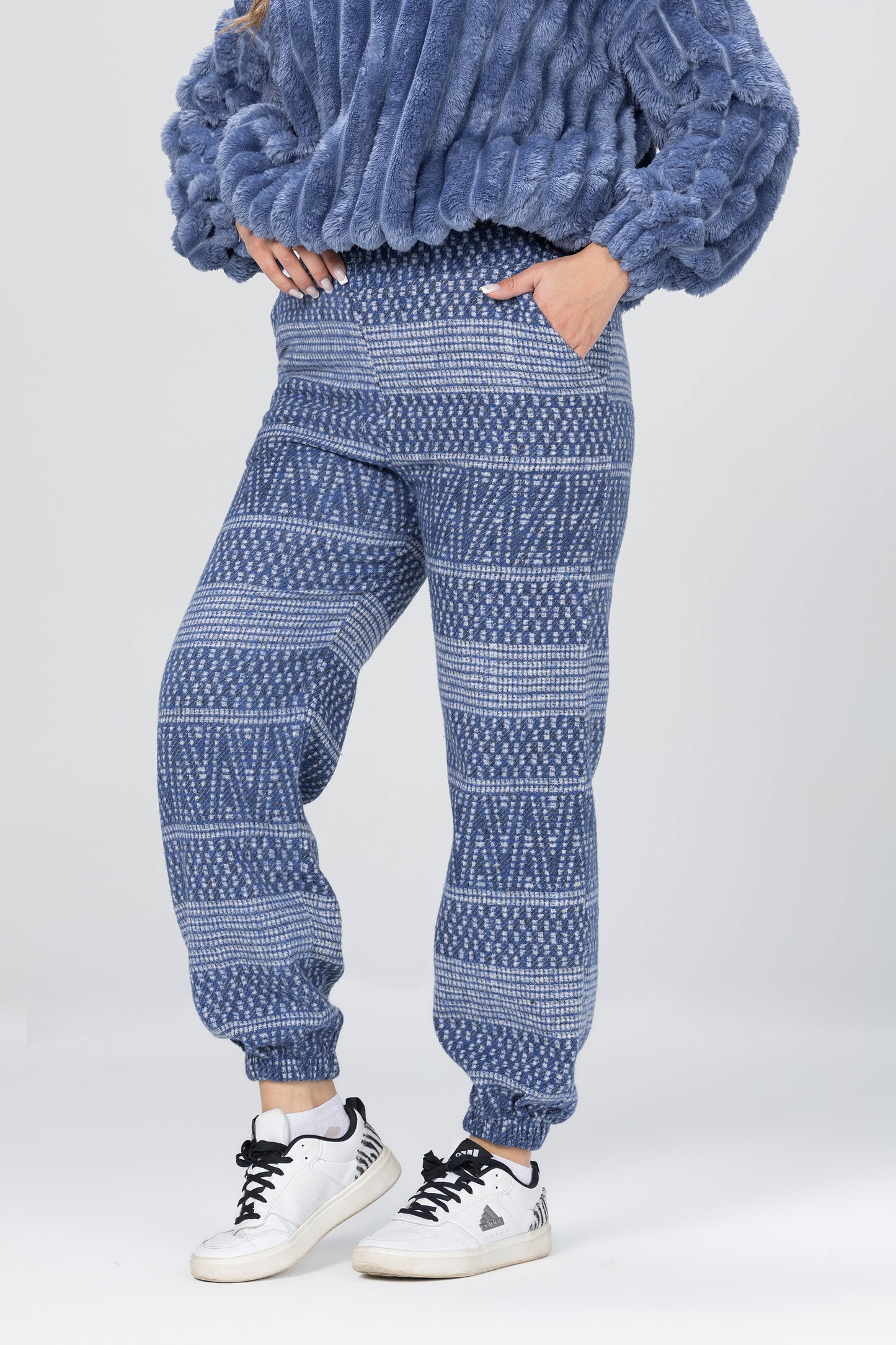 STRIPY FLEECE PJS | MODA PLUS | WN26407