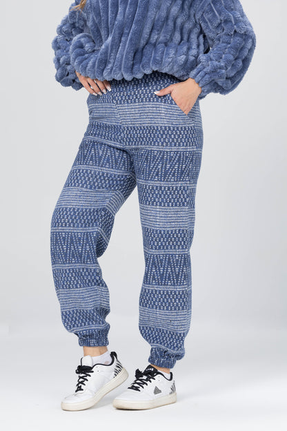STRIPY FLEECE PJS | MODA PLUS | WN26407