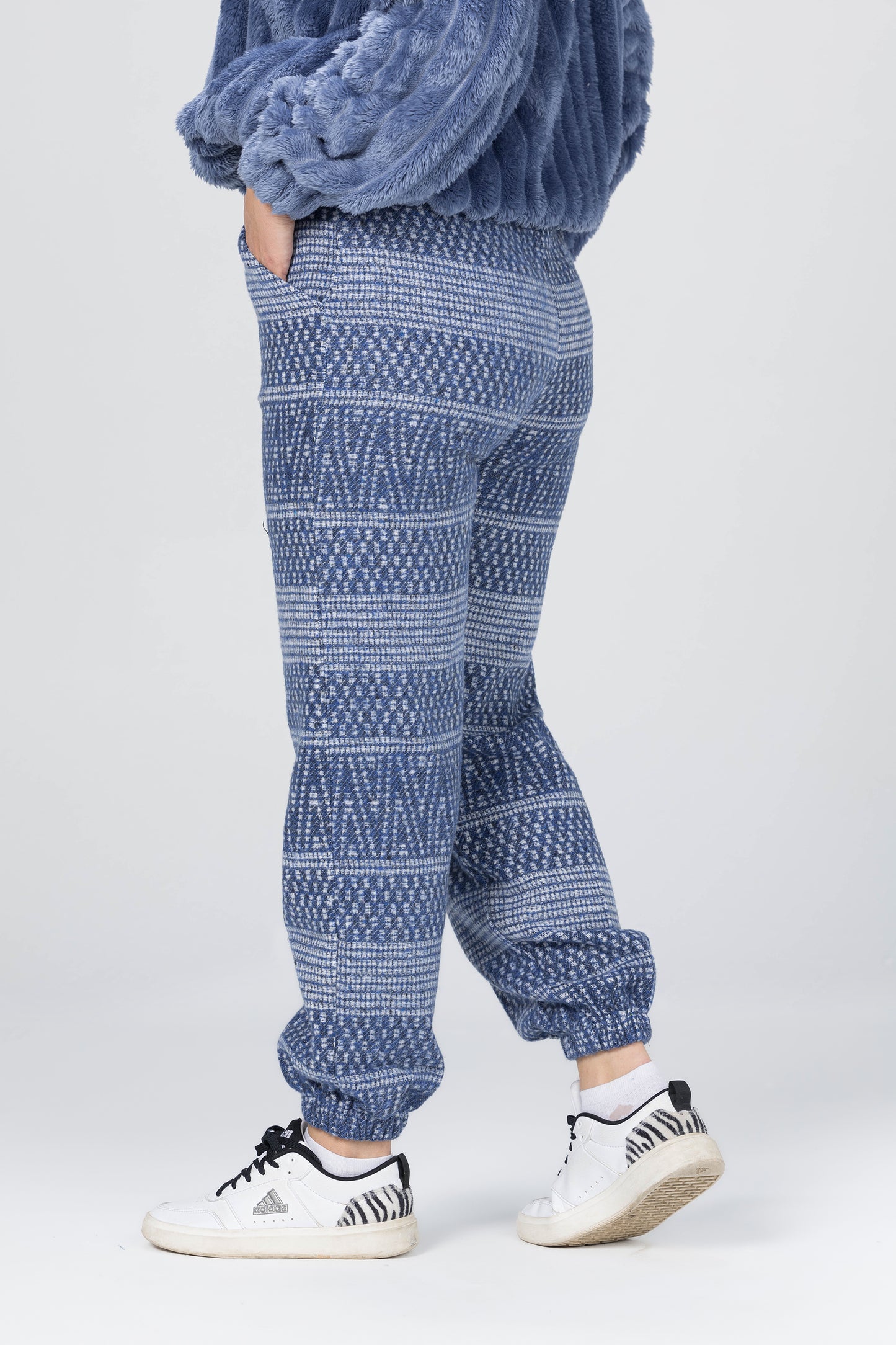STRIPY FLEECE PJS | MODA PLUS | WN26407