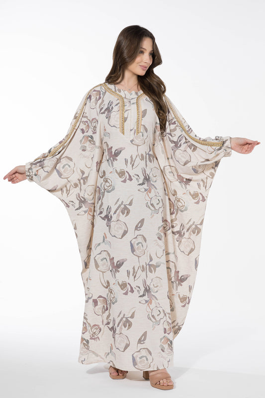 GOLDEN CORDS GALABEYA | MODA PLUS | SM25947