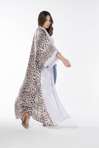 WHITE X TIGER KAFTAN | MODA PLUS | SM25952