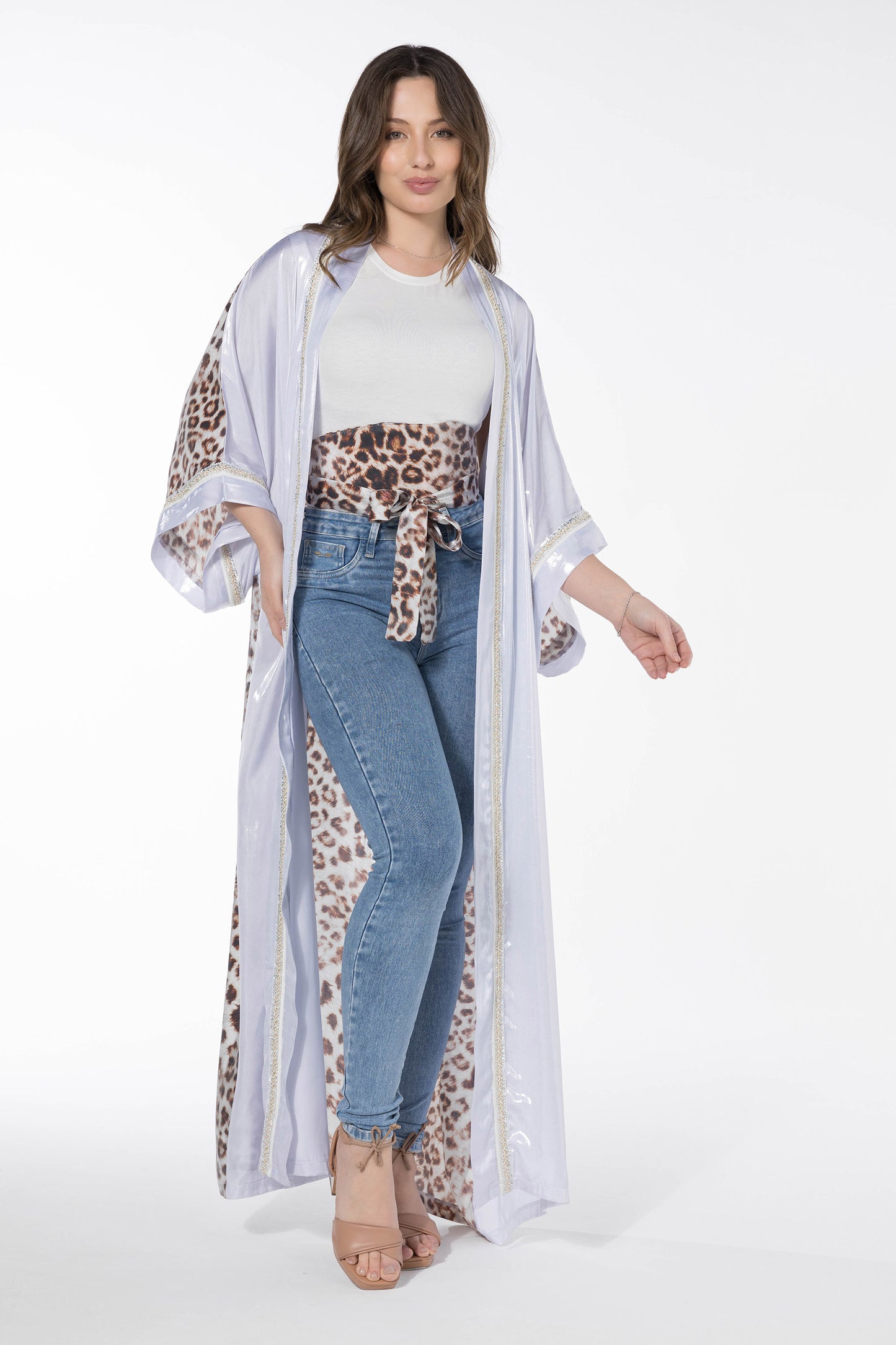 WHITE X TIGER KAFTAN | MODA PLUS | SM25952