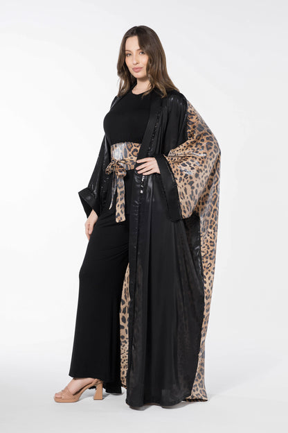 BLACK X TIGER KAFTAN | MODA PLUS | SM25971