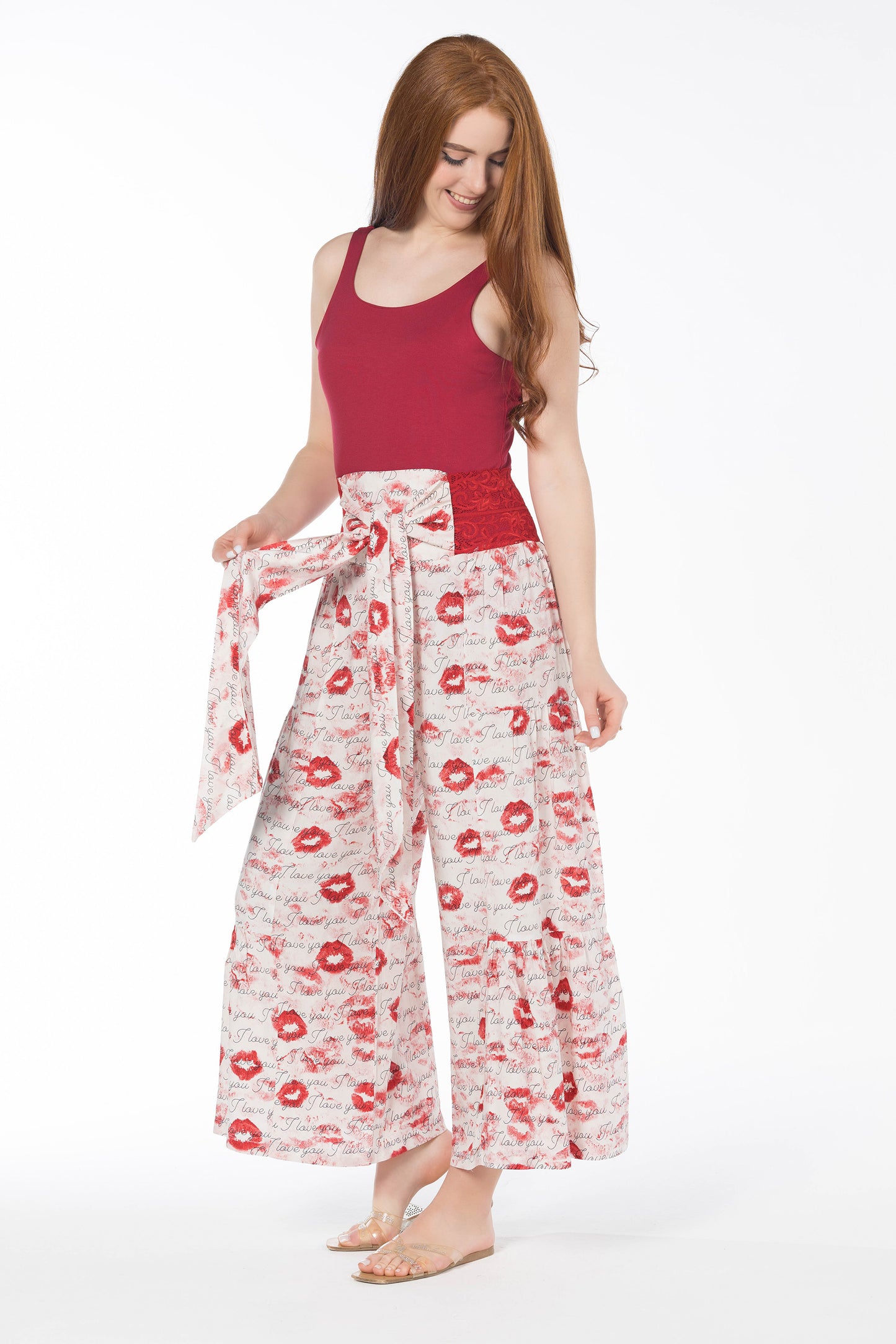 LIPSY SIDE LACE PAJAMAS | MODA PLUS | SM25998