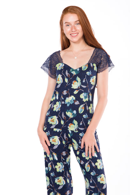 LIME VOILE PAJAMAS | MODA PLUS | SM408