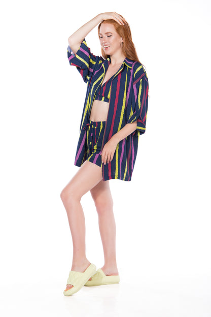 SXY STRIPY SET | MODA PLUS | SM453**