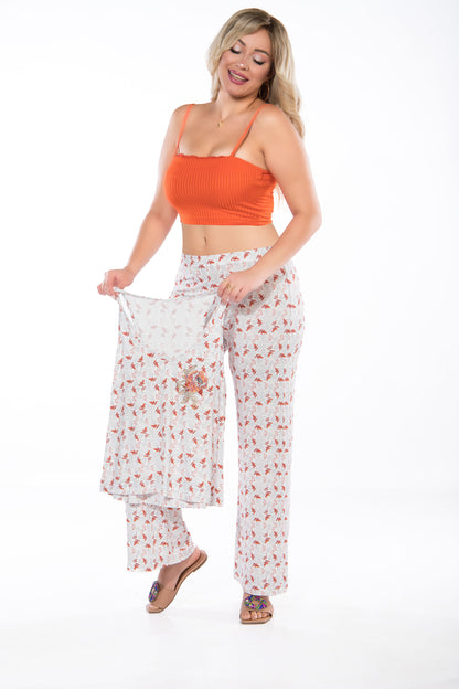 RED LEAVES CROP SET | MODA PLUS | SM489