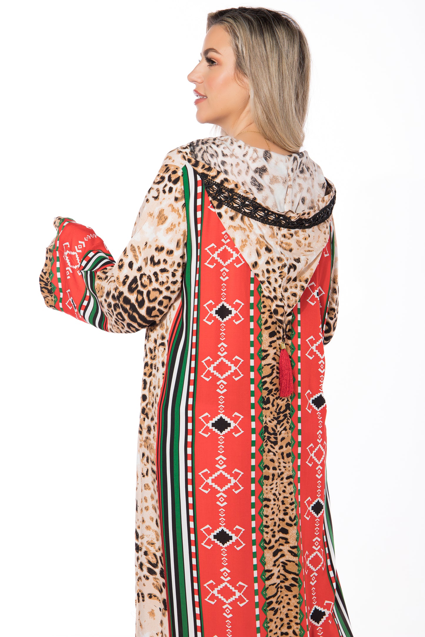 MEXICAN HOODED GALABEYA | MODA PLUS | SM551