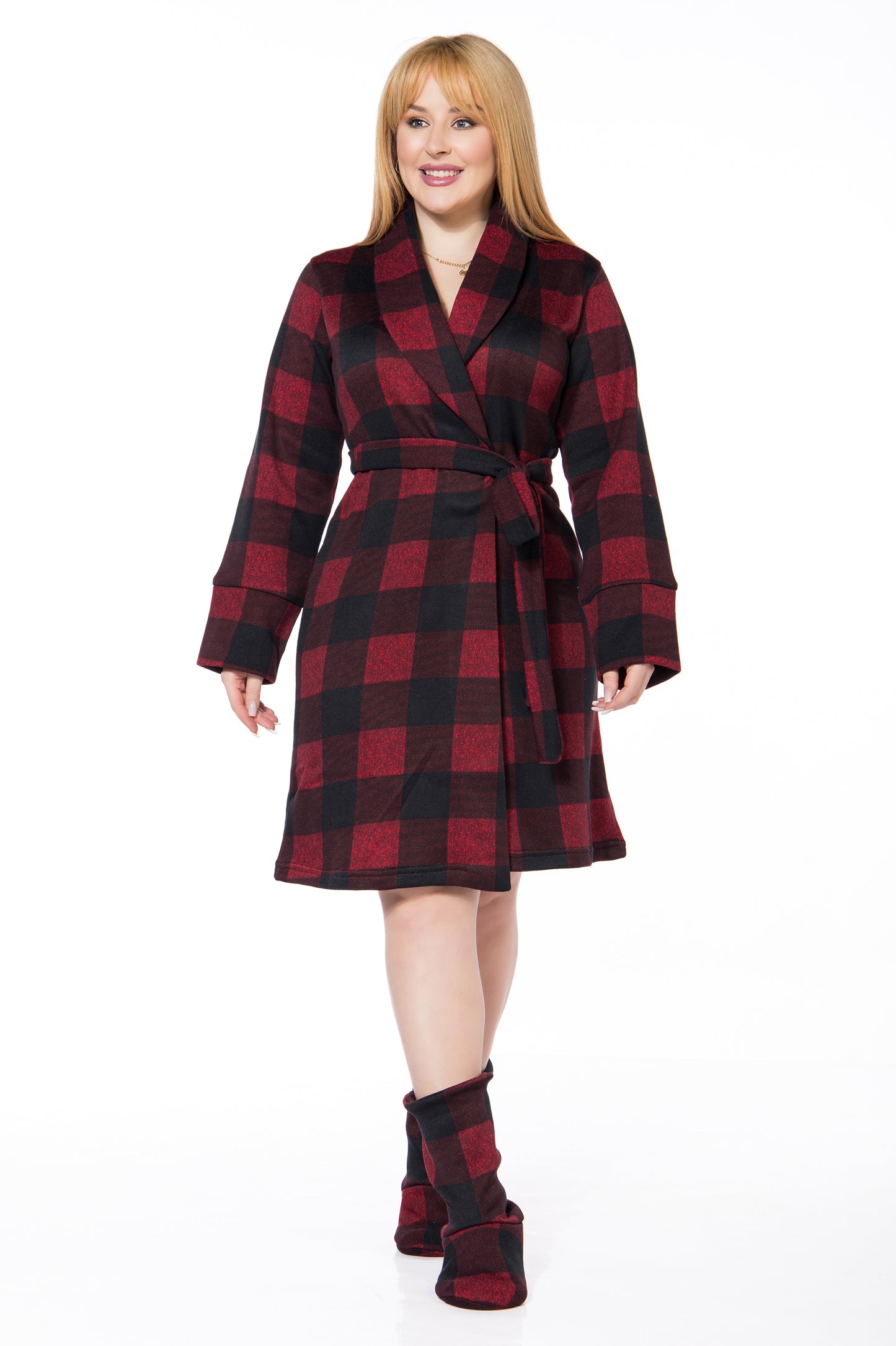 Checker Robe | Moda Plus | Robes