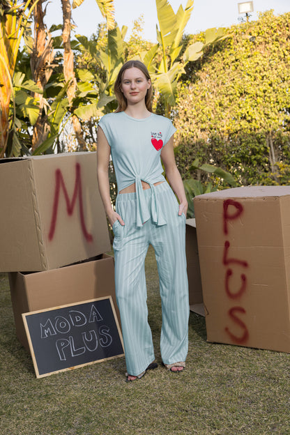 AQUA STRIPY PJS | MODA PLUS| SM26854