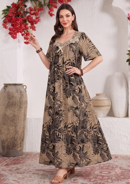 CAFE FLORA GOWN | MODA PLUS | SM26753